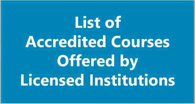 Accredited Courses Offered In Dorben Poly