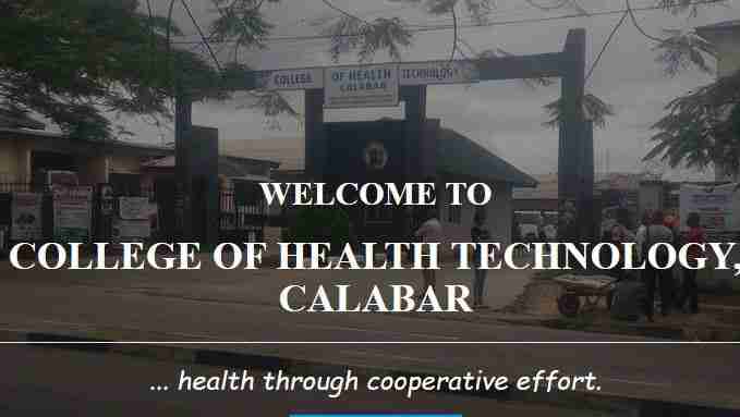 College of Health Technology Calabar Application Form