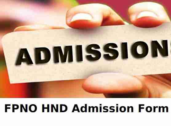 Federal Polytechnic Nekede HND Admission Application Form