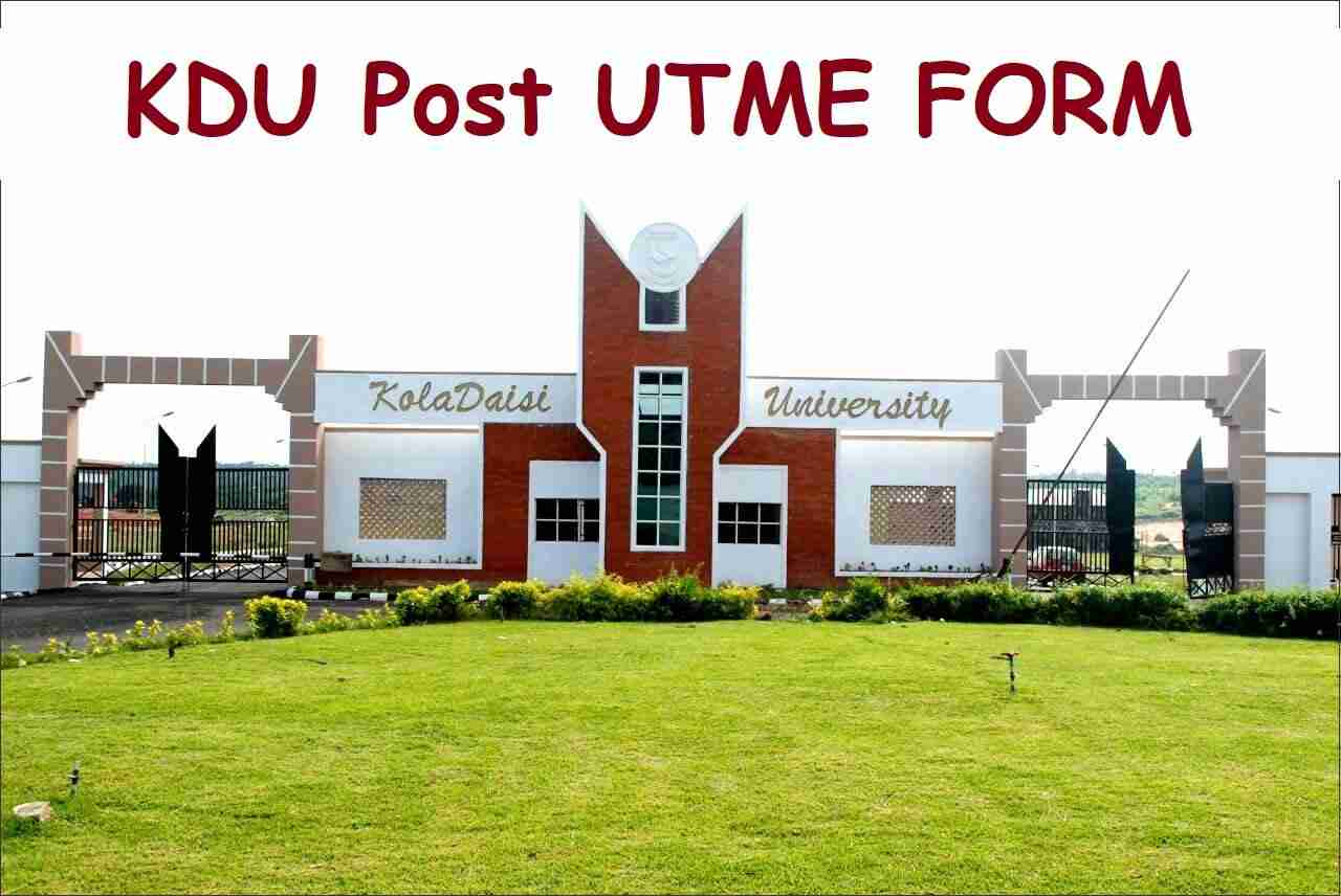 KDU Post UTME Screening Form