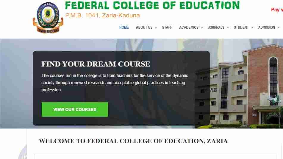 FCE Zaria School Fees