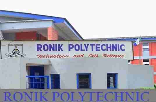 Ronik Polytechnic JAMB Cut Off Mark For All Courses