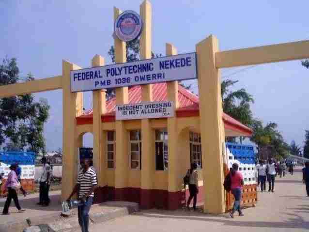 Federal Poly Nekede ND Morning Admission List
