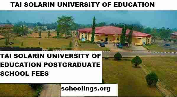 TASUED POSTGRADUATE SCHOOL FEES FOR FRESH STUDENTS