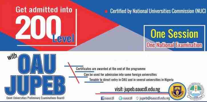 OAU JUPEB CUT OFF MARK
