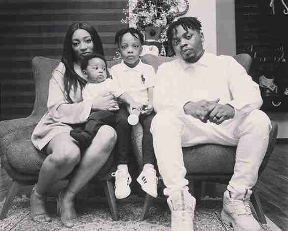 Olamides wife and children