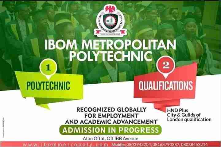 Ibom Metropolitan Accredited Courses