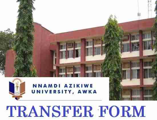 UNIZIK Inter university Transfer Form
