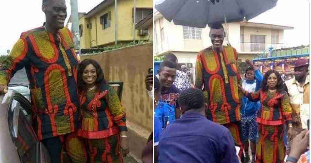 Afeez Agoro Oladimeji and his fiancee