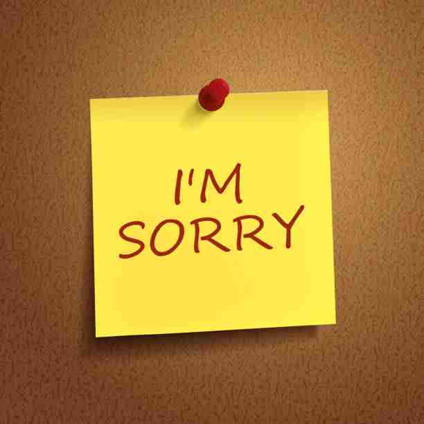 Apology Letter