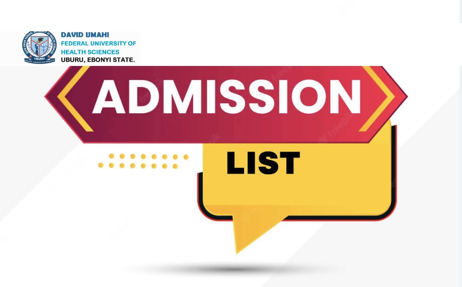 DUFUHS Admission List