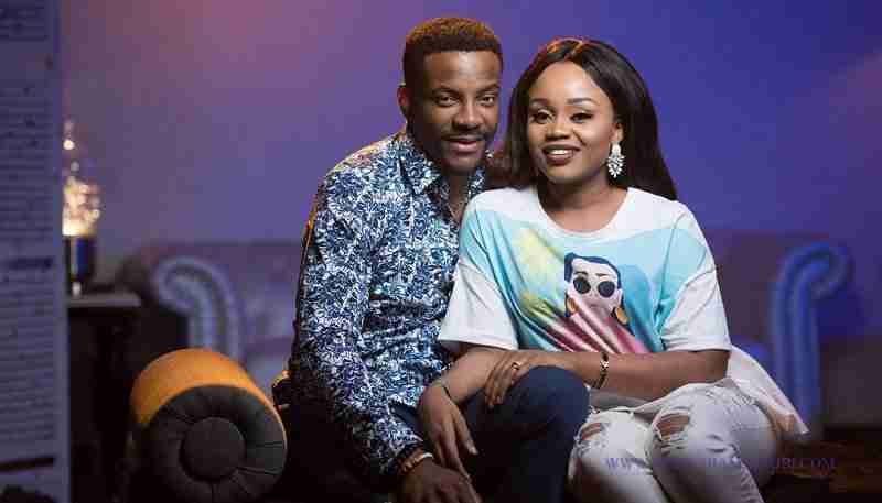 Ebuka and his wife