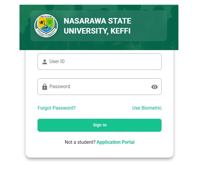 NSUK Post UTME Form