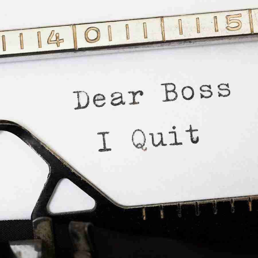 Reasons for quiting your job