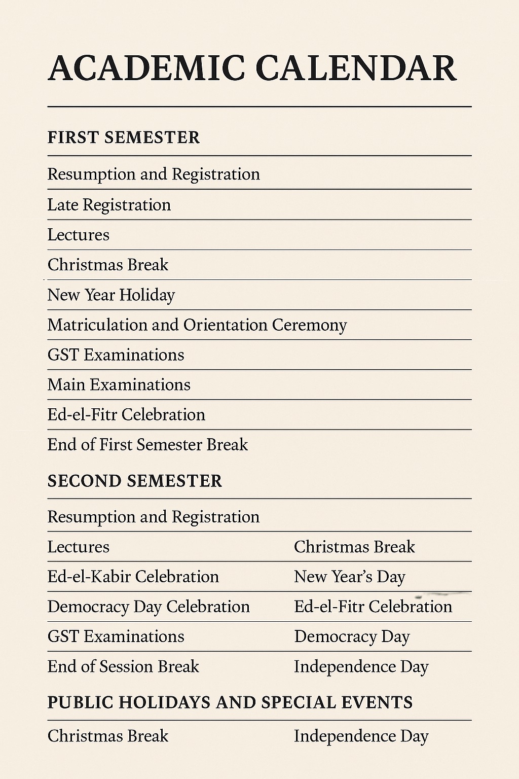 SAZU RESUMPTION DATE 1