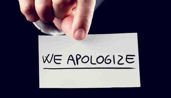 Apology letter samples