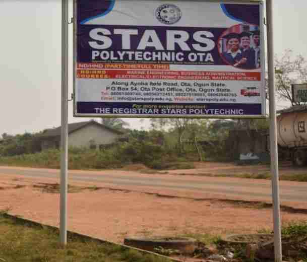 stars poly post utme form