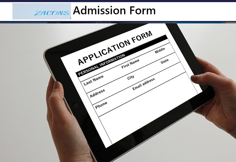 ZACONS Admission Form